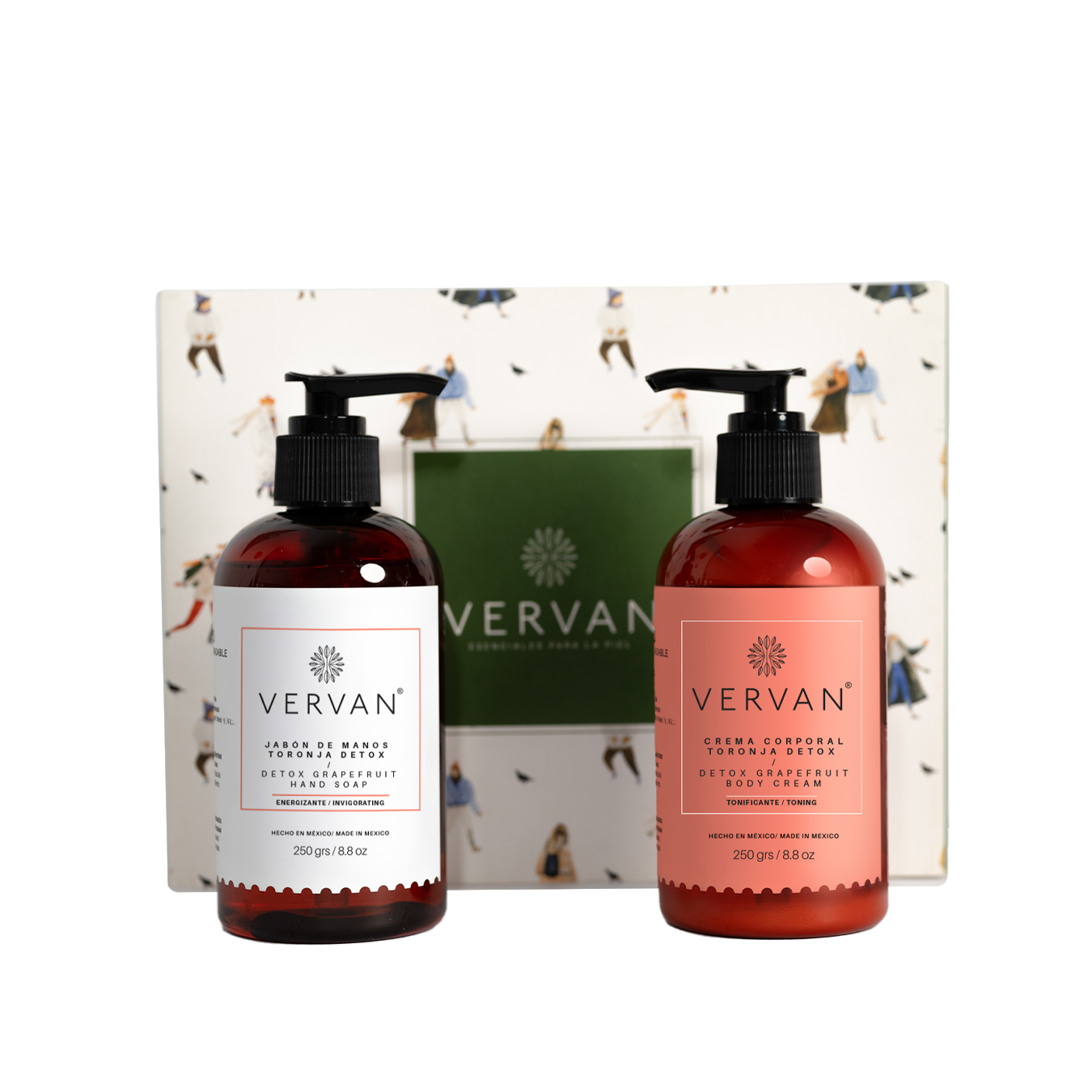 Kit jabón para manos y crema corporal Toronja Detox