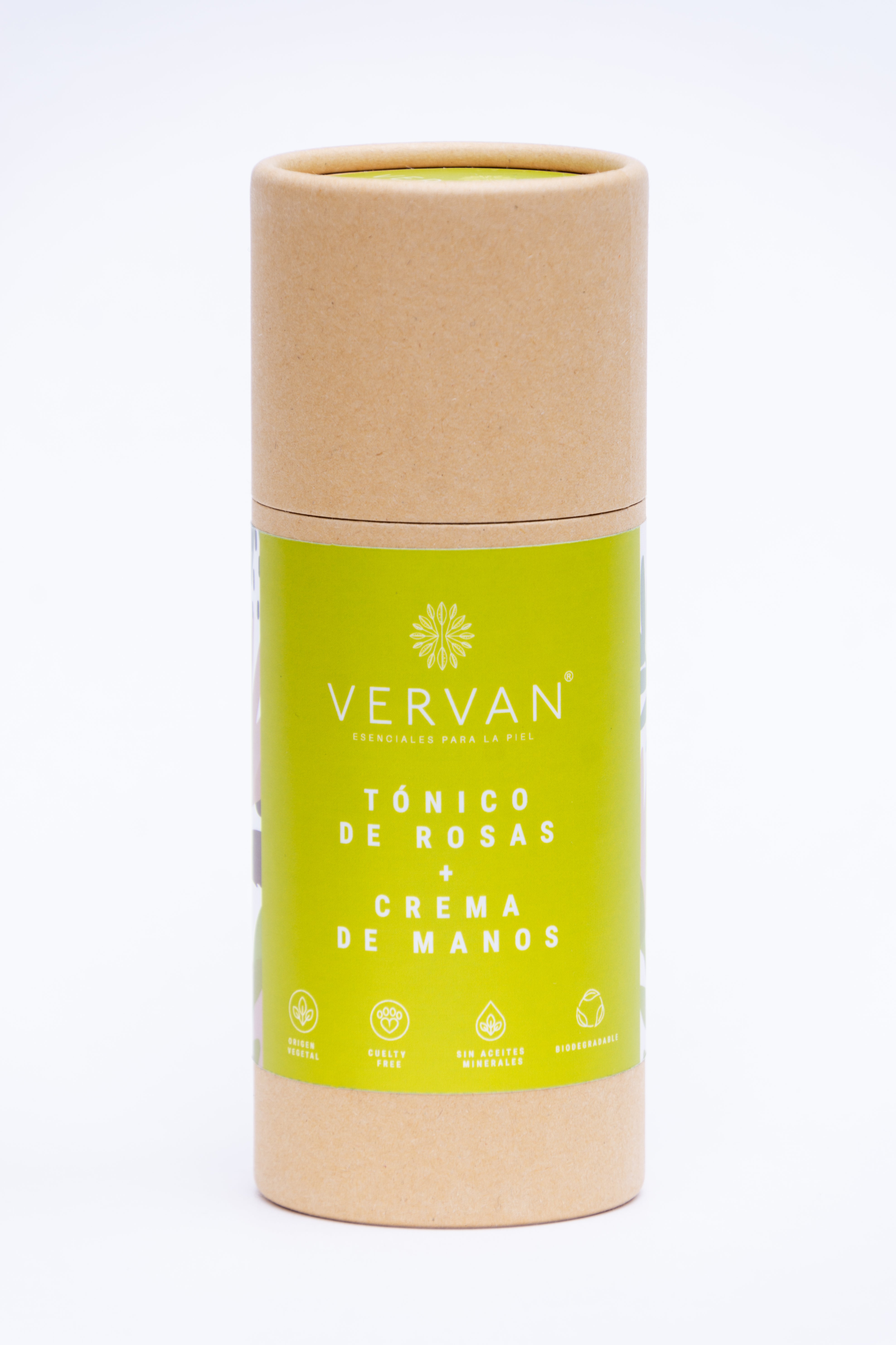 KIT DE REGALO ESPECIAL Tónico de Rosas y Crema para manos Té Blanco