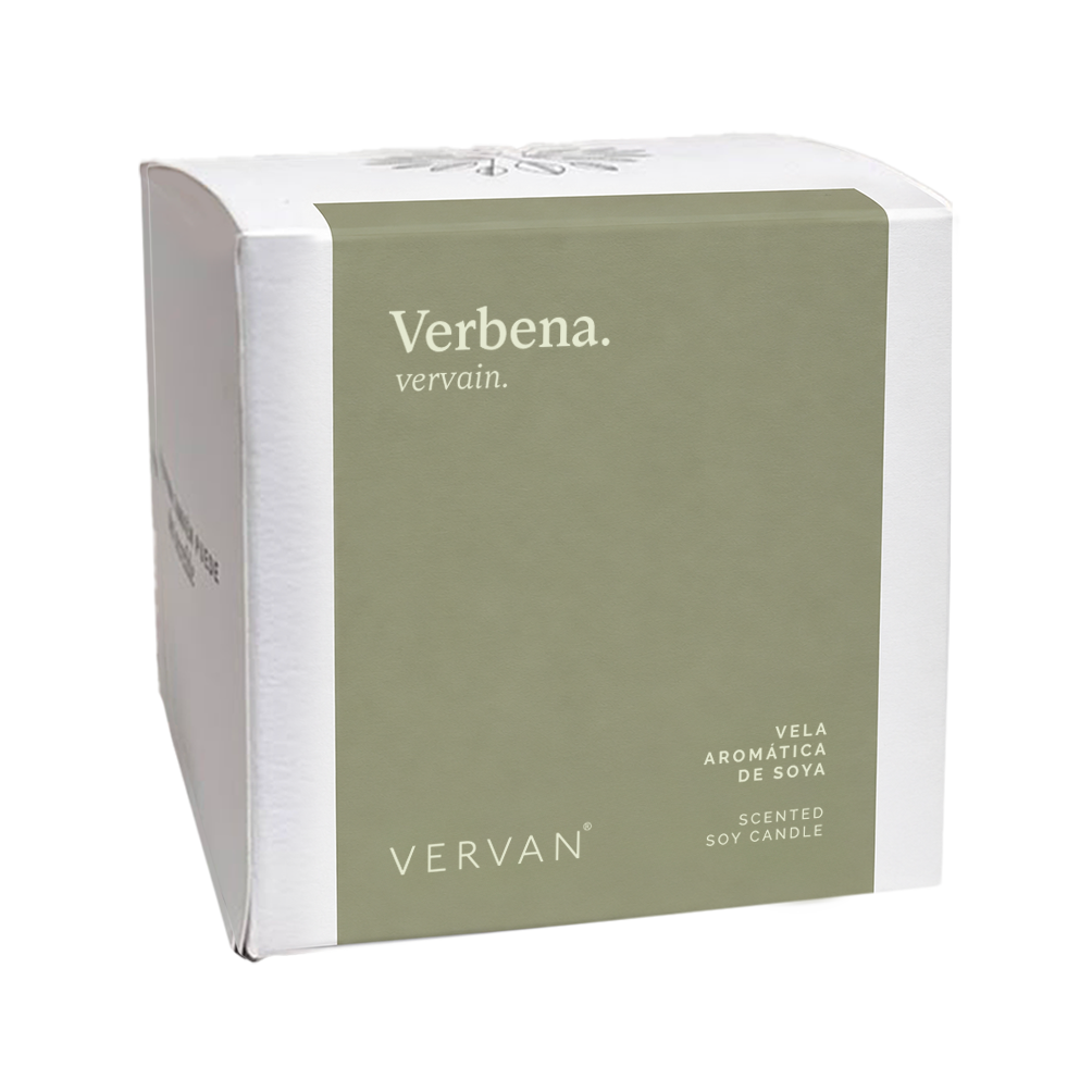 Vela Aromática de Soya de Verbena