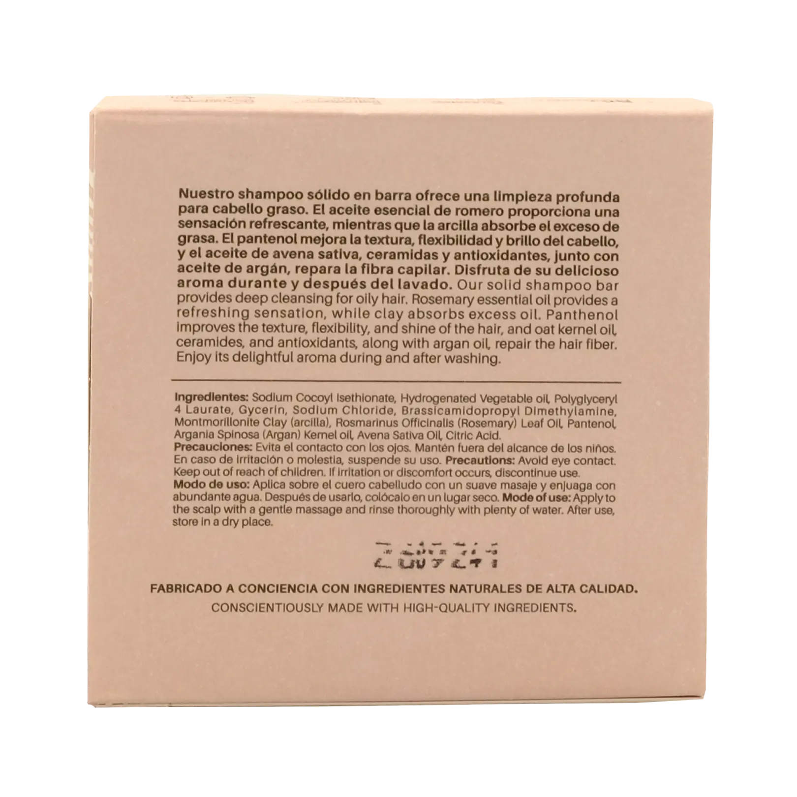 Shampoo en barra Freshness Control Grasa