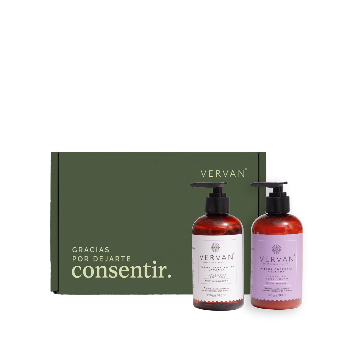 Kit jabón para manos y crema corporal Lavanda