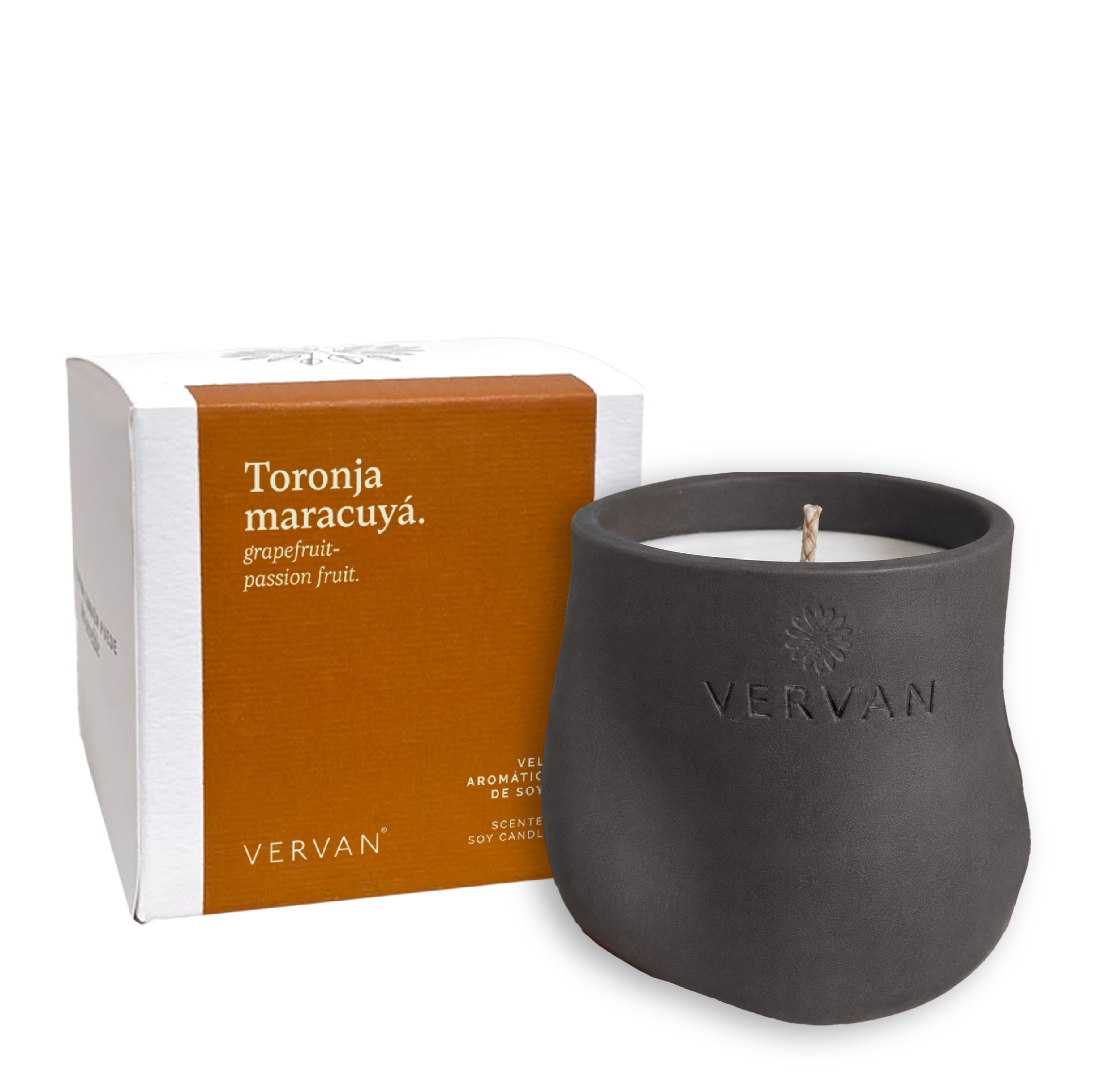 Vela Aromática de Soya de Toronja Maracuyá