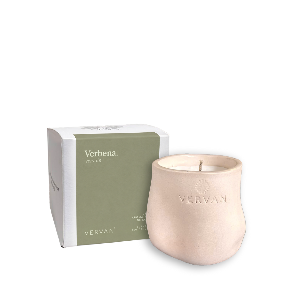 Vela Aromática de Soya de Verbena