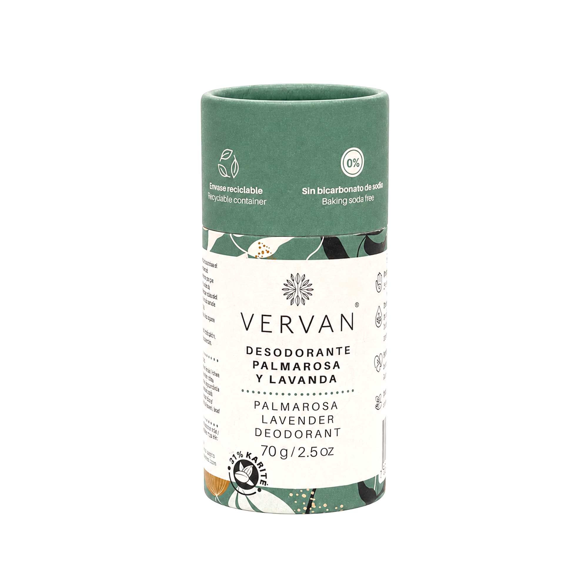 Desodorante Natural Palmarosa y Lavanda – Protección consciente, frescura auténtica