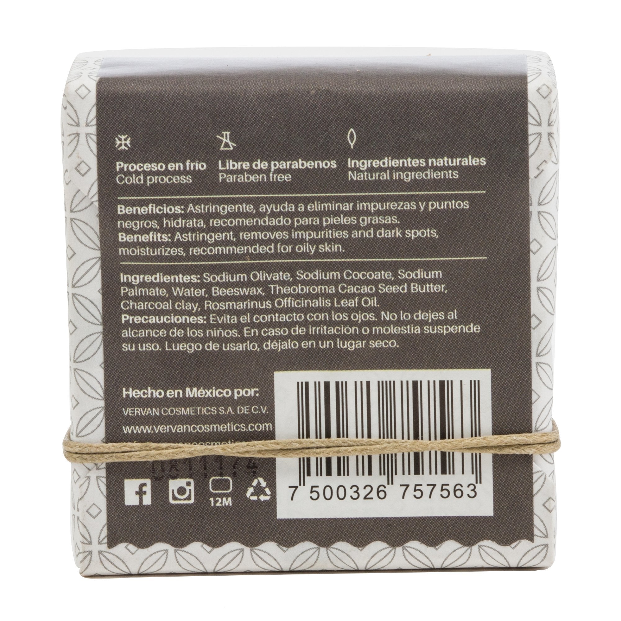 Jabón en barra de Arcilla y Romero