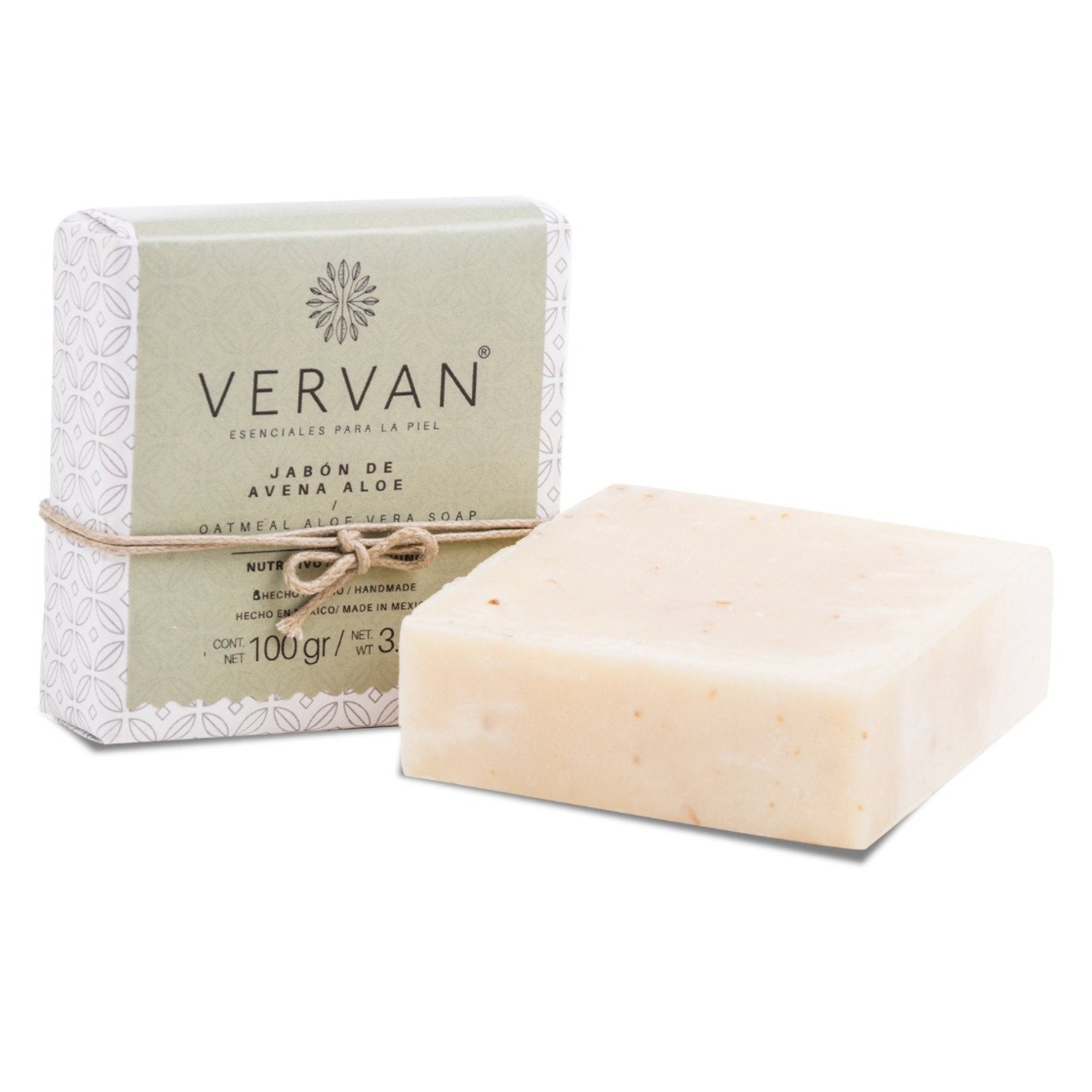 Jabón en barra de Avena y Aloe Vera