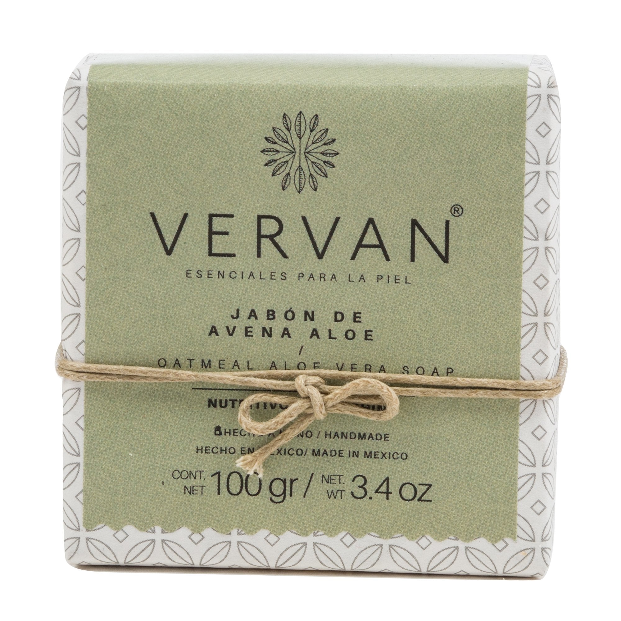 Jabón en barra de Avena y Aloe Vera