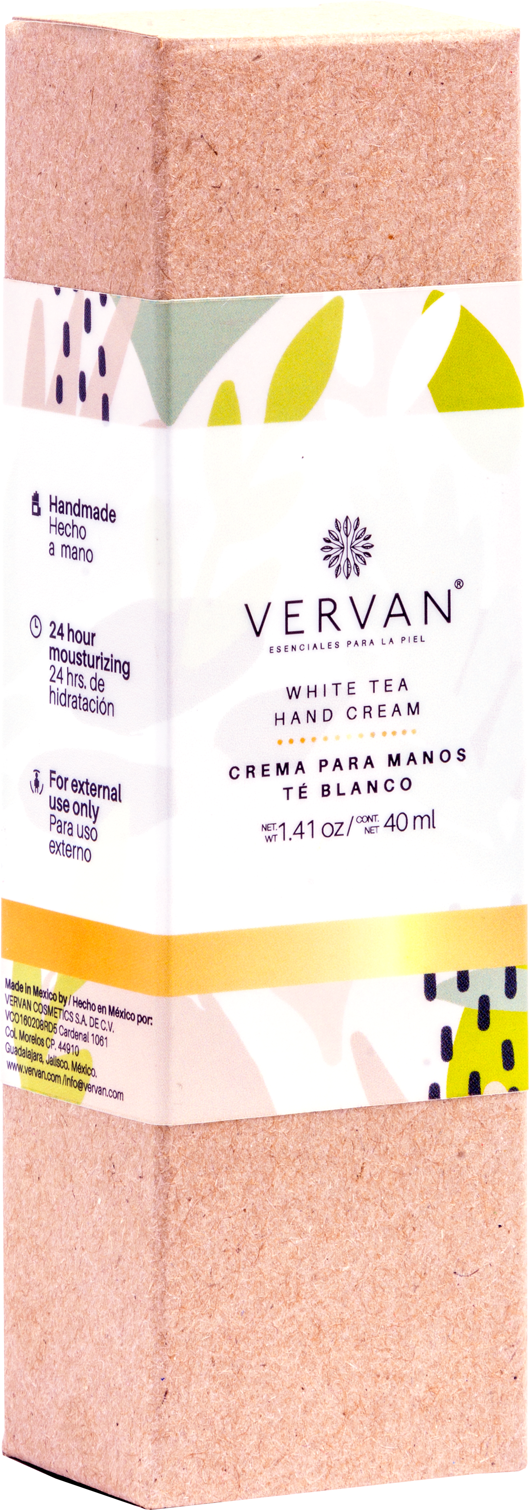 Crema para manos de Té Blanco