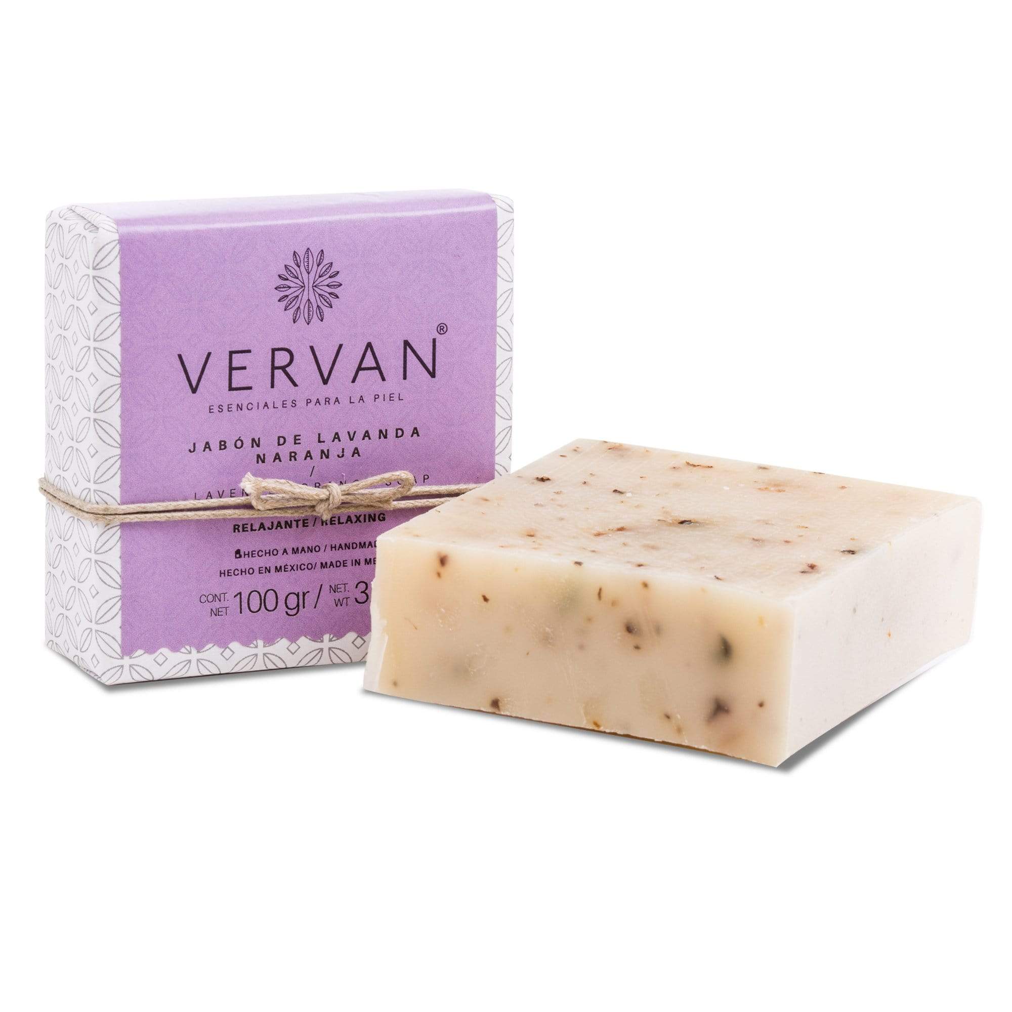 Jabón en barra de Lavanda y Naranja