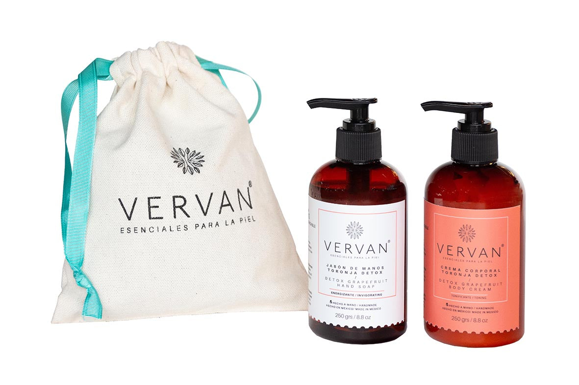 Kit jabón para manos y crema corporal Toronja Detox