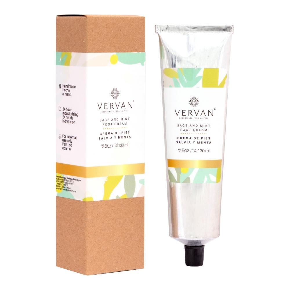 Crema para pies de Salvia y Menta