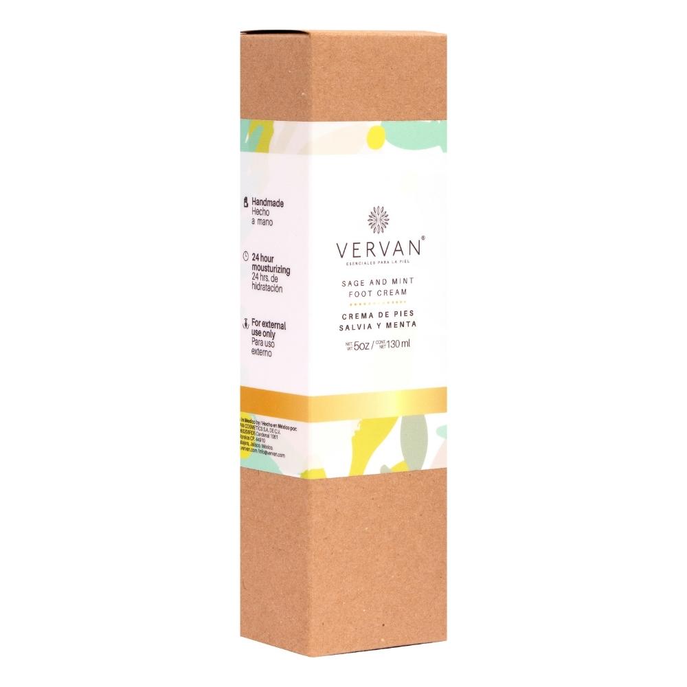 Crema para pies de Salvia y Menta