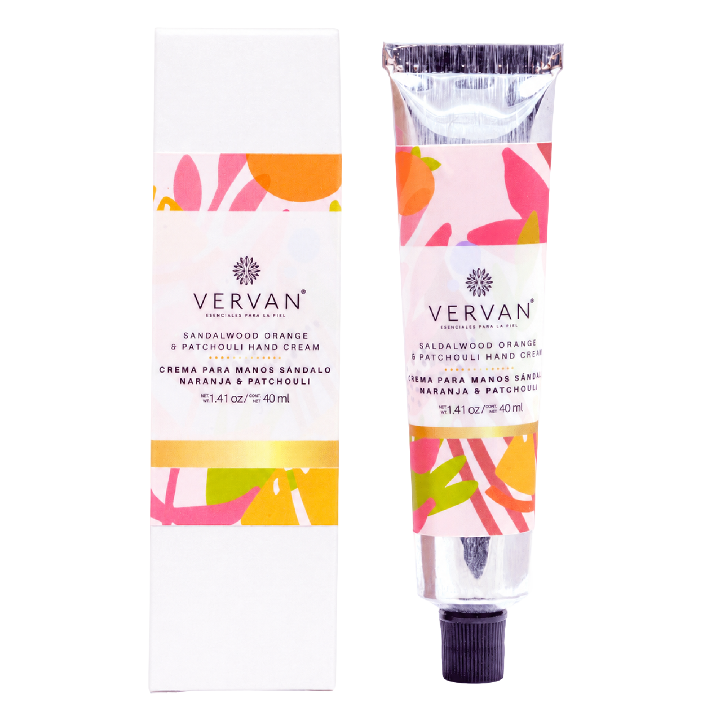 Crema para manos de Sándalo, Naranja y Patchouli
