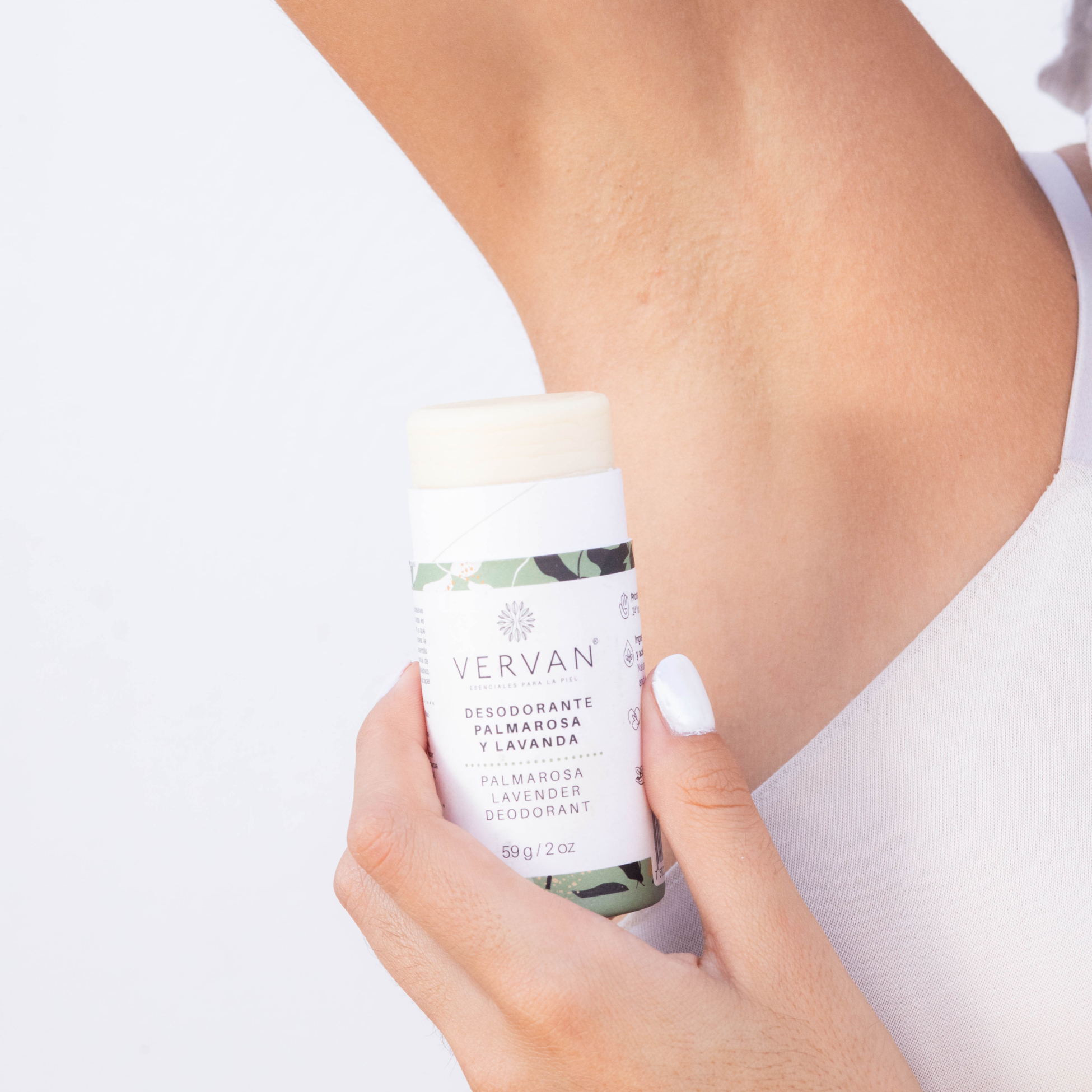 Desodorante Natural Palmarosa y Lavanda – Protección consciente, frescura auténtica