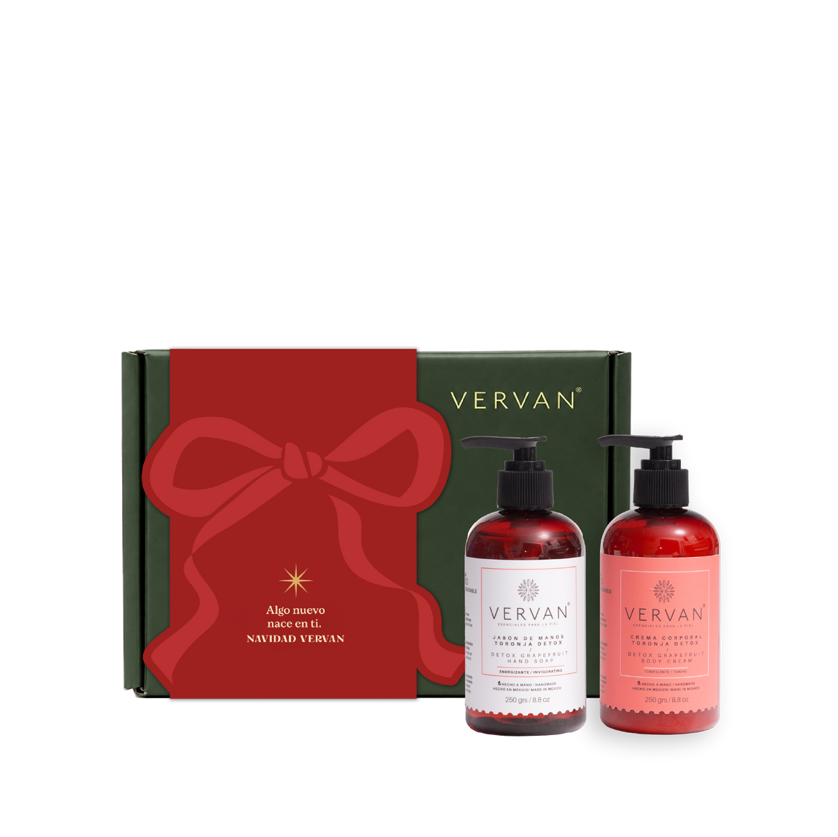 Kit jabón para manos y crema corporal Toronja Detox