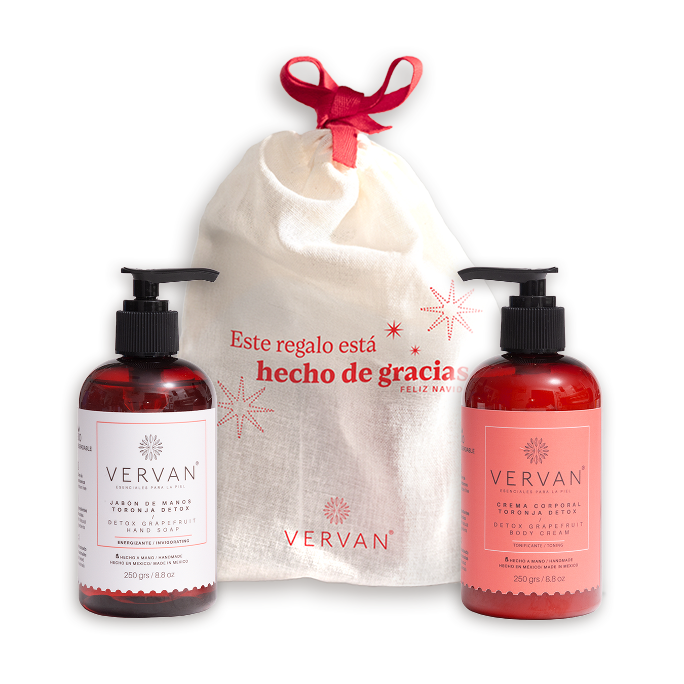 Kit jabón para manos y crema corporal Toronja Detox