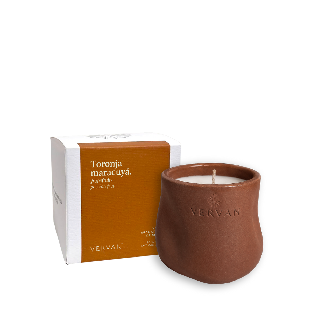 Vela Aromática de Soya de Toronja Maracuyá