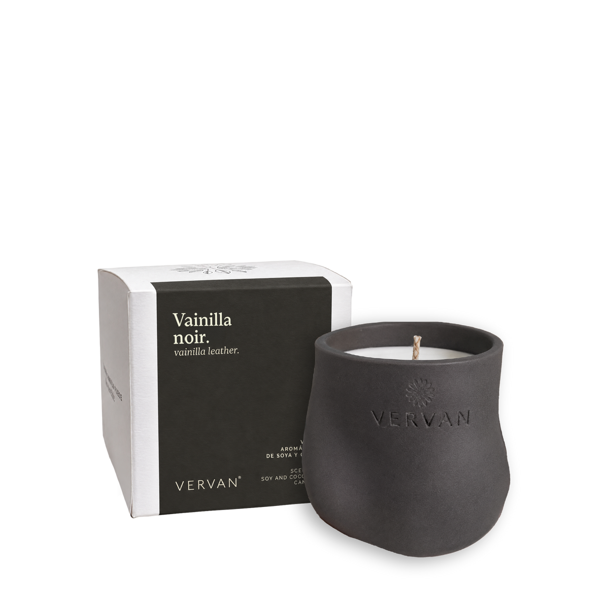 Vela Aromática de Soya Vainilla Noir