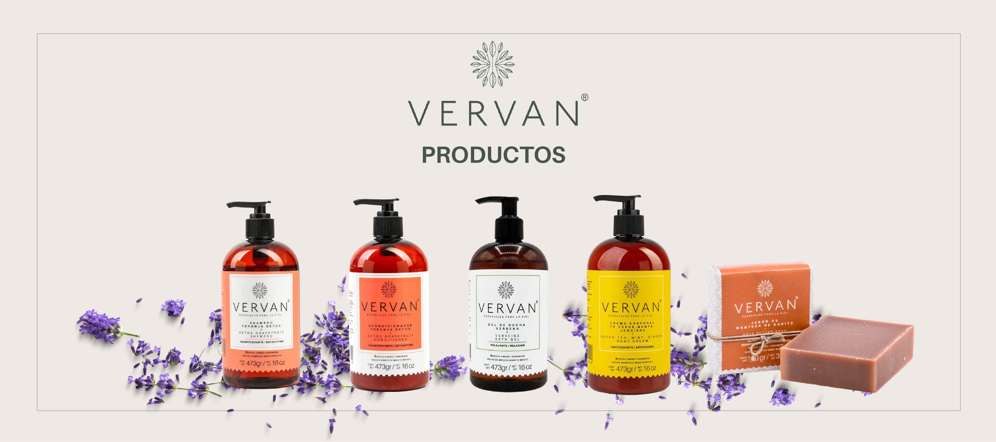 Natural textures and scents from Vervan