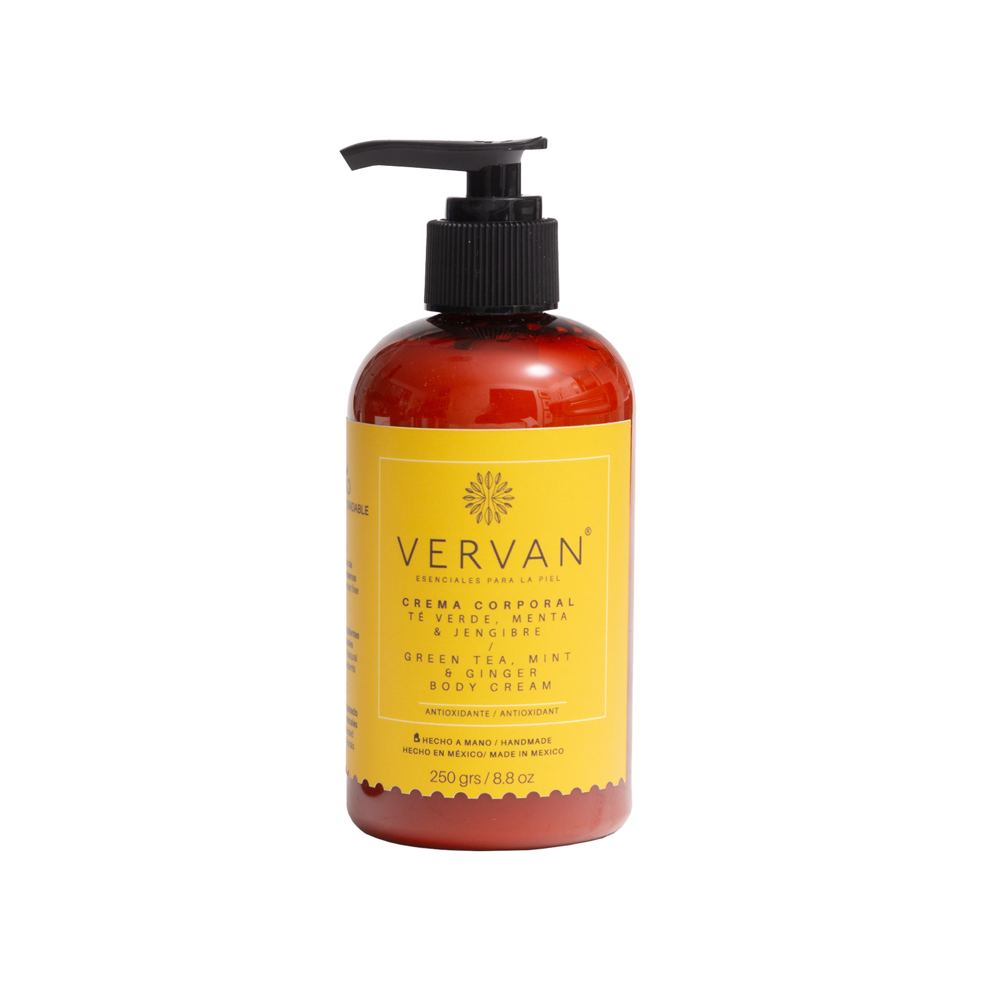 Crema corporal de Té verde, Menta y Jengibre