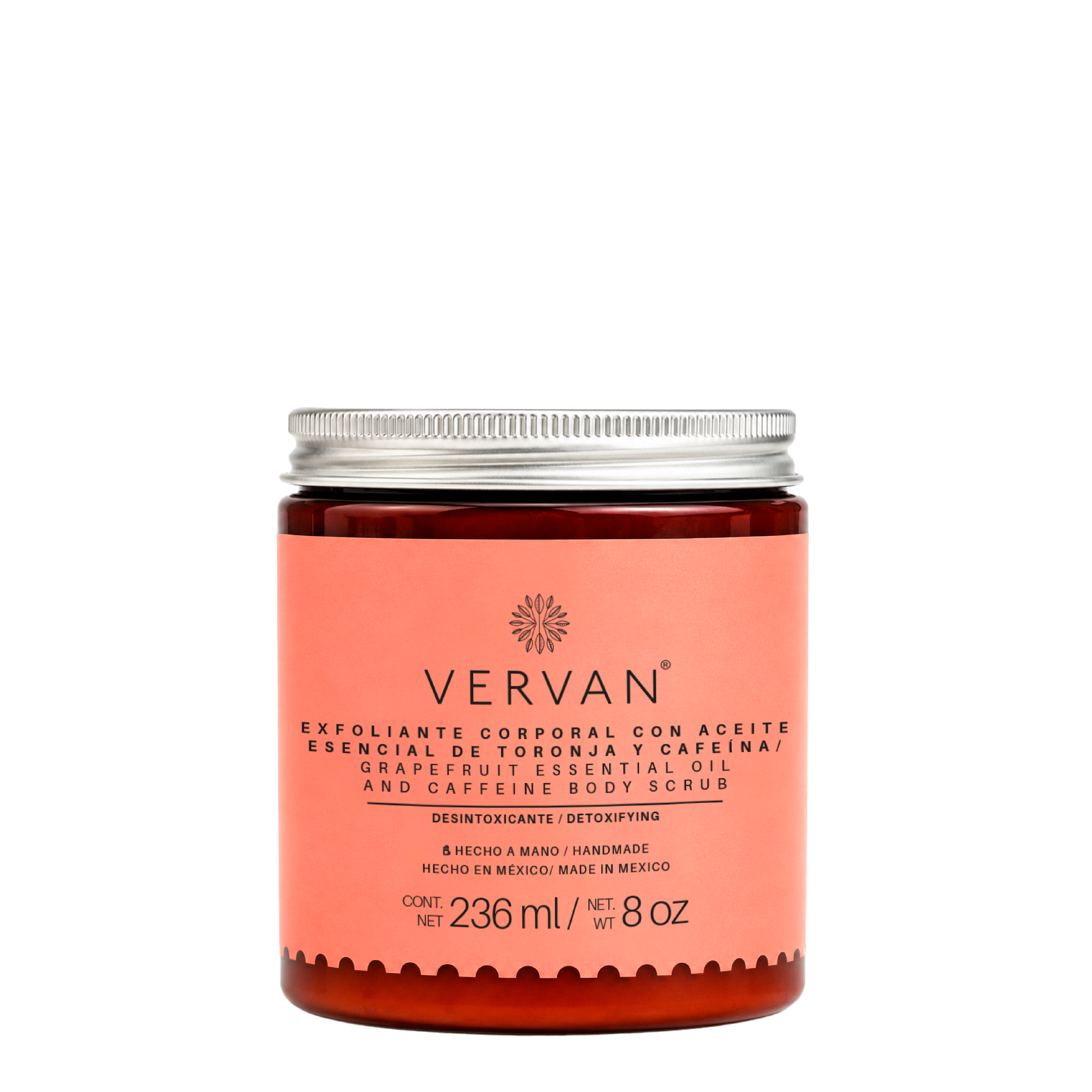 Exfoliante corporal con aceite esencial de Toronja y Cafeína