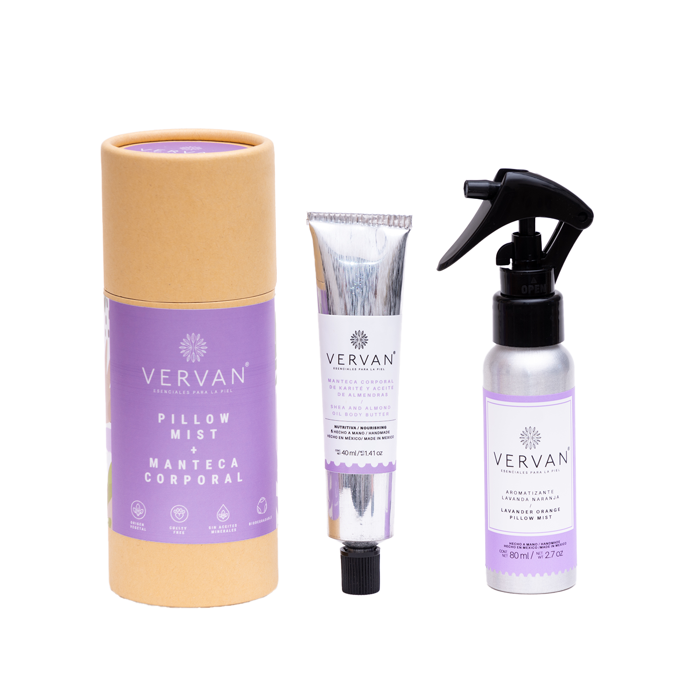 KIT DE REGALO ESPECIAL Pillow Mist + Manteca Corporal Karité y Almendras