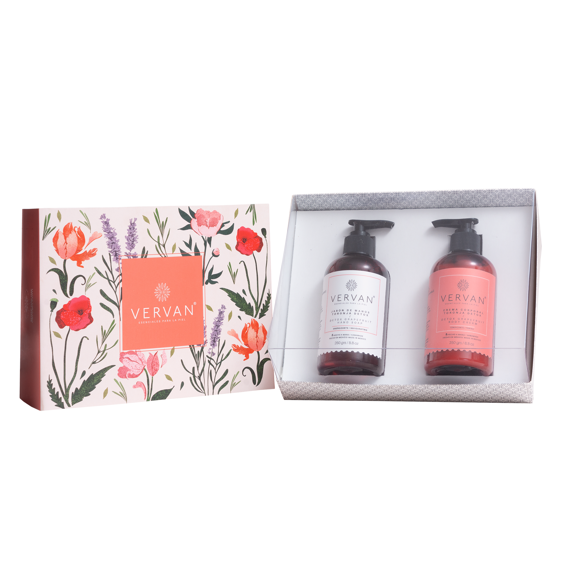Kit jabón para manos y crema corporal Toronja Detox