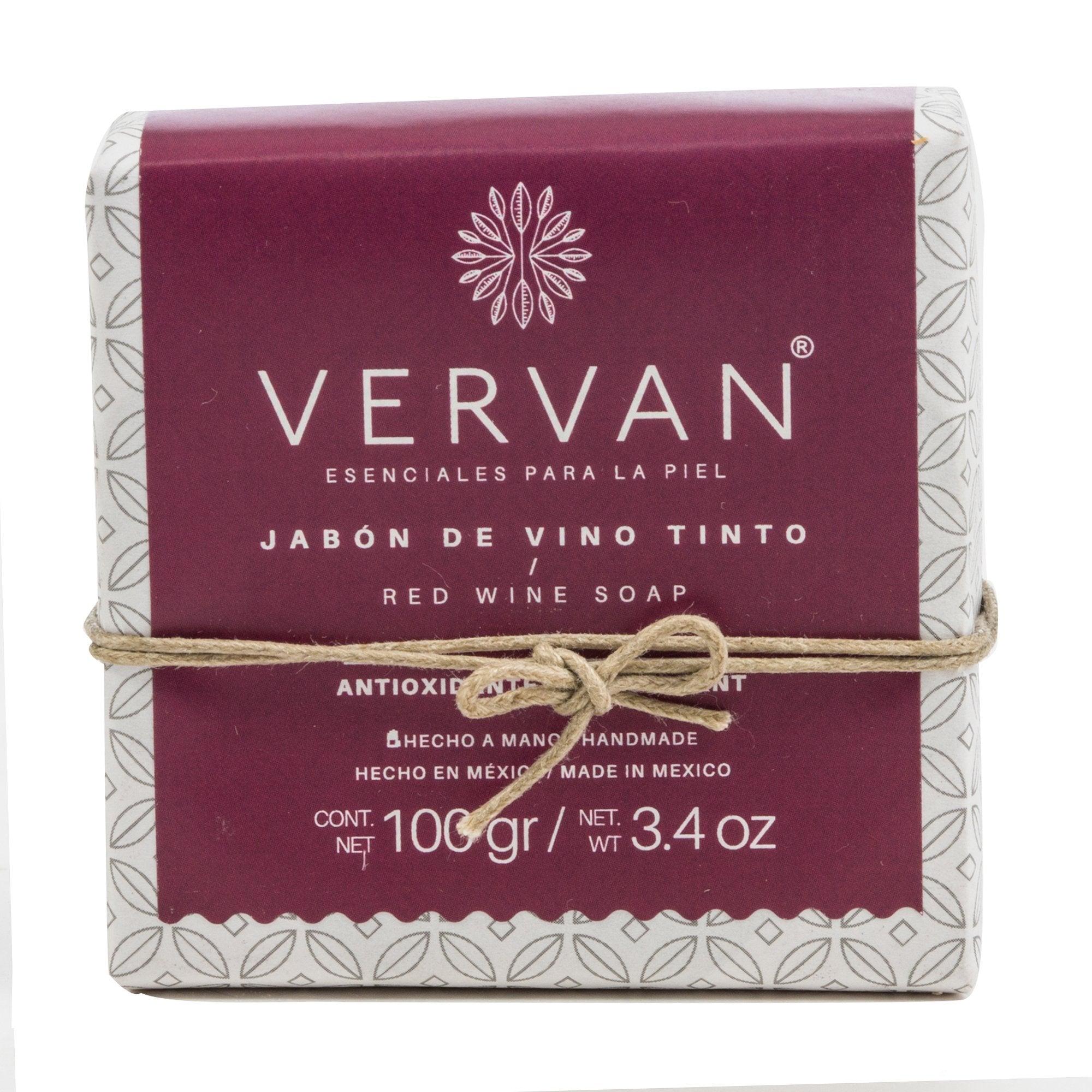 Jabón en barra de Vino Tinto